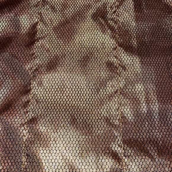 5 yards of dark tan/gold costume fabric in two equal lengths - Picture 3 of 3